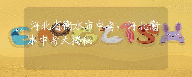 河北省衡水市中考，河北衡水中考大揭秘