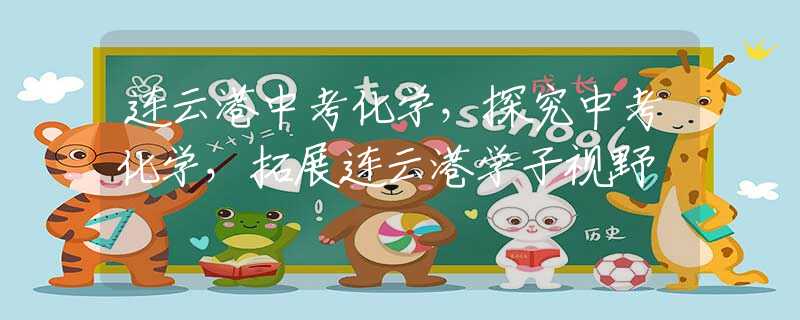 连云港中考化学，探究中考化学，拓展连云港学子视野