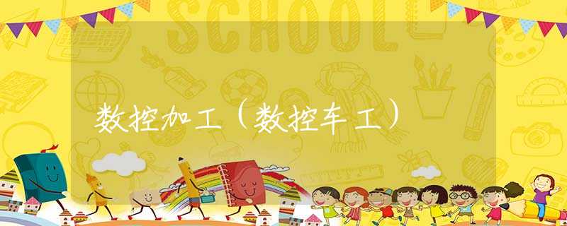 数控加工(数控车工) 数控加工(数控车工)