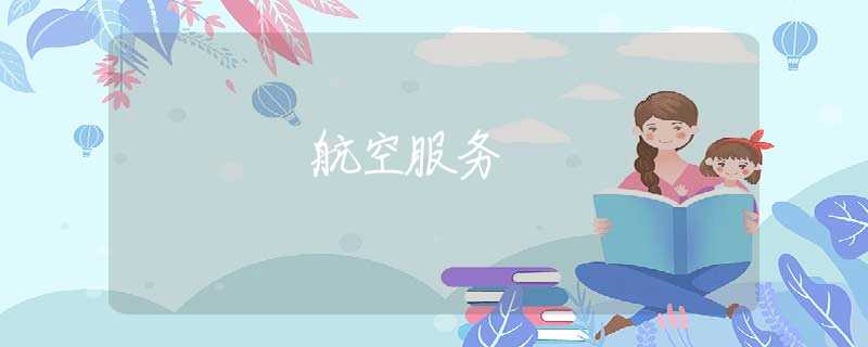 航空服务 航空服务