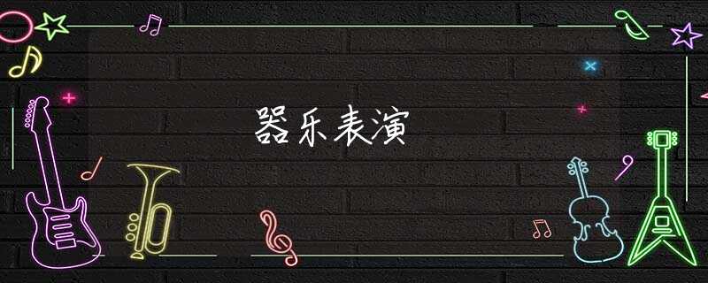 器乐表演 器乐表演