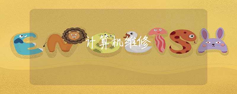 计算机维修 计算机维修