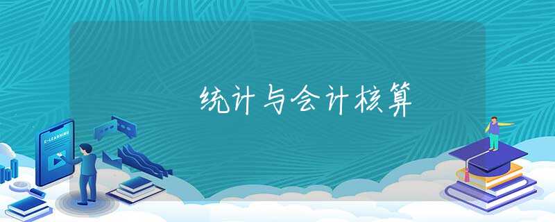 统计与会计核算