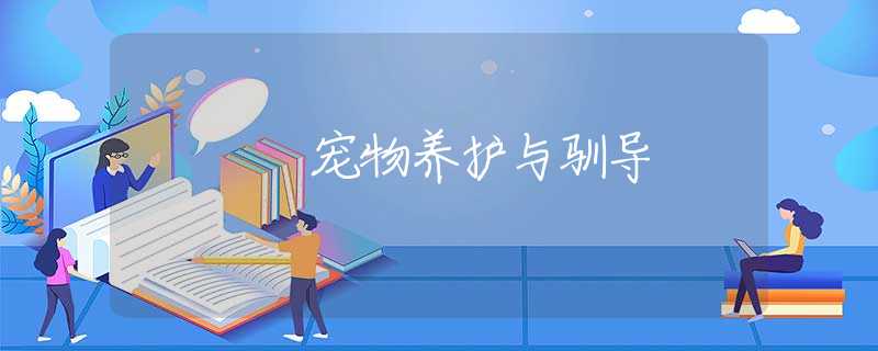 宠物养护与驯导