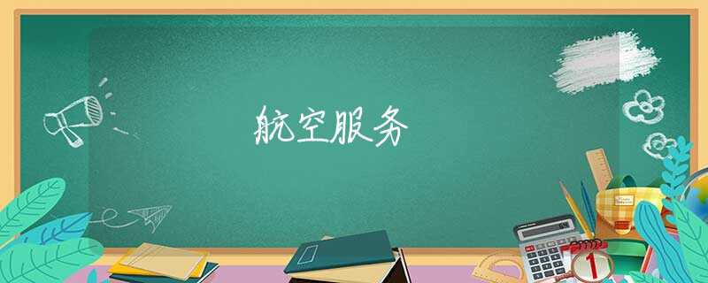 航空服务