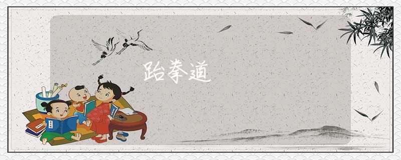 跆拳道 跆拳道