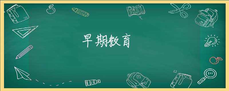 早期教育 早期教育