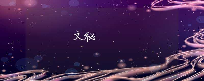 文秘