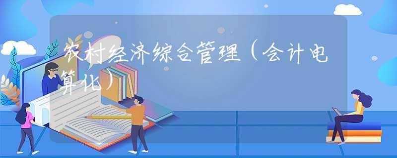 农村经济综合管理（会计电算化）