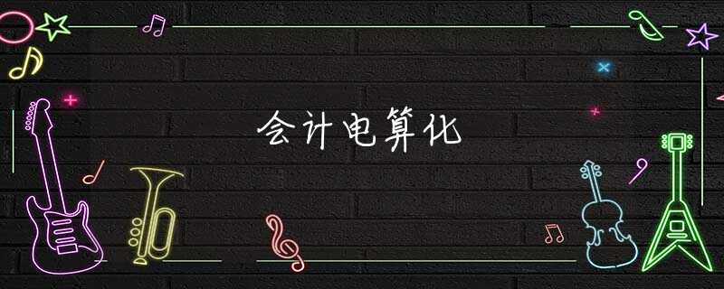 会计电算化
