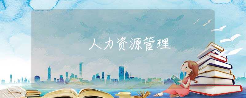 人力资源管理 人力资源管理