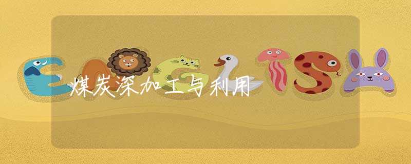 煤炭深加工与利用
