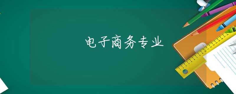 电子商务专业 电子商务专业