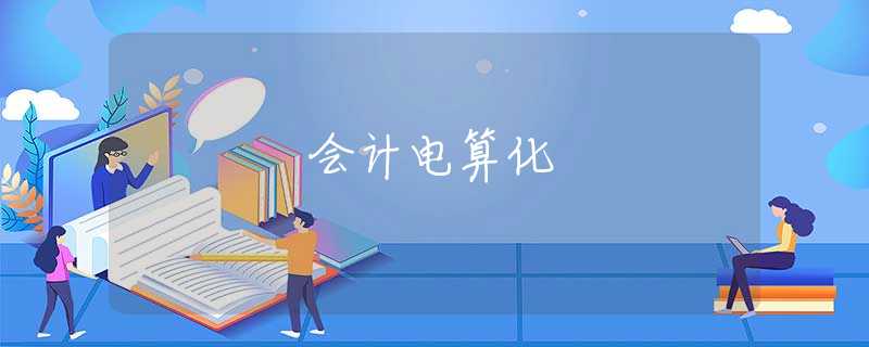 会计电算化 会计电算化
