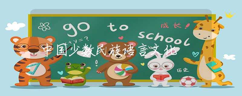 中国少数民族语言文化 中国少数民族语言文化