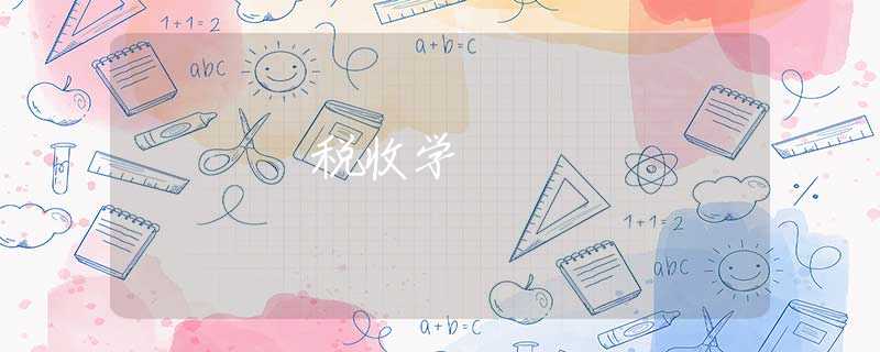 税收学 税收学