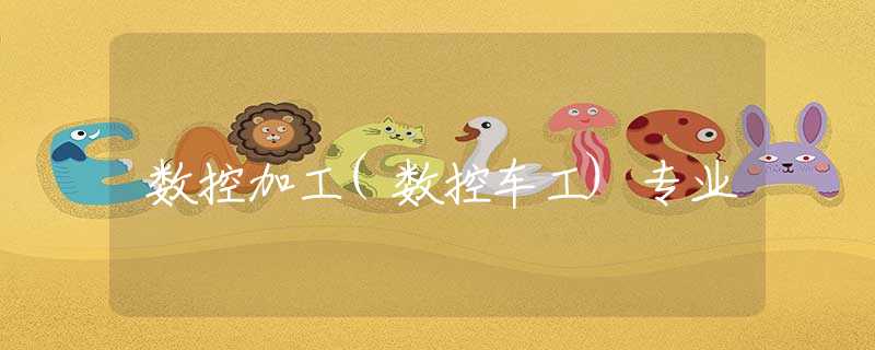 数控加工(数控车工)专业