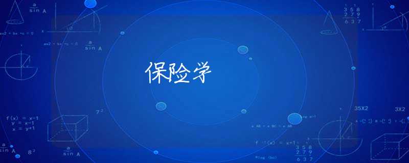 保险学 保险学