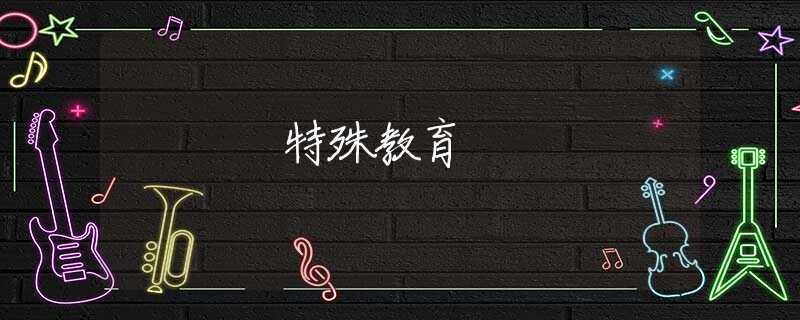 特殊教育 特殊教育