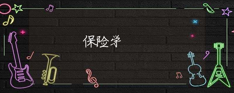 保险学 保险学
